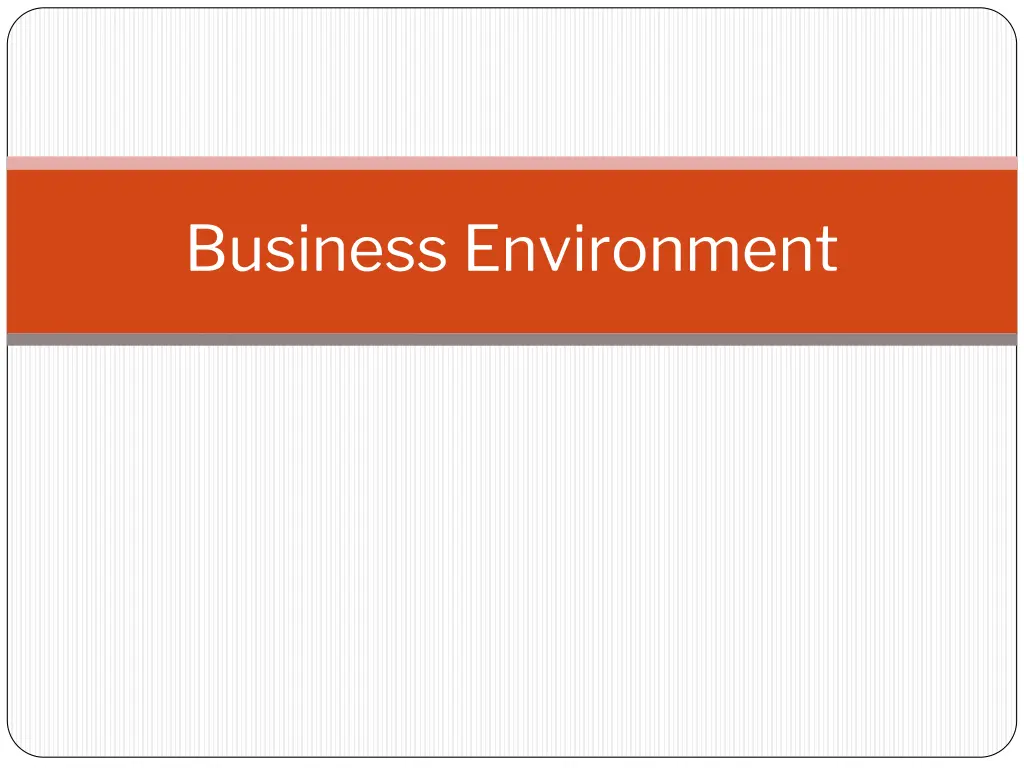 business environment 1