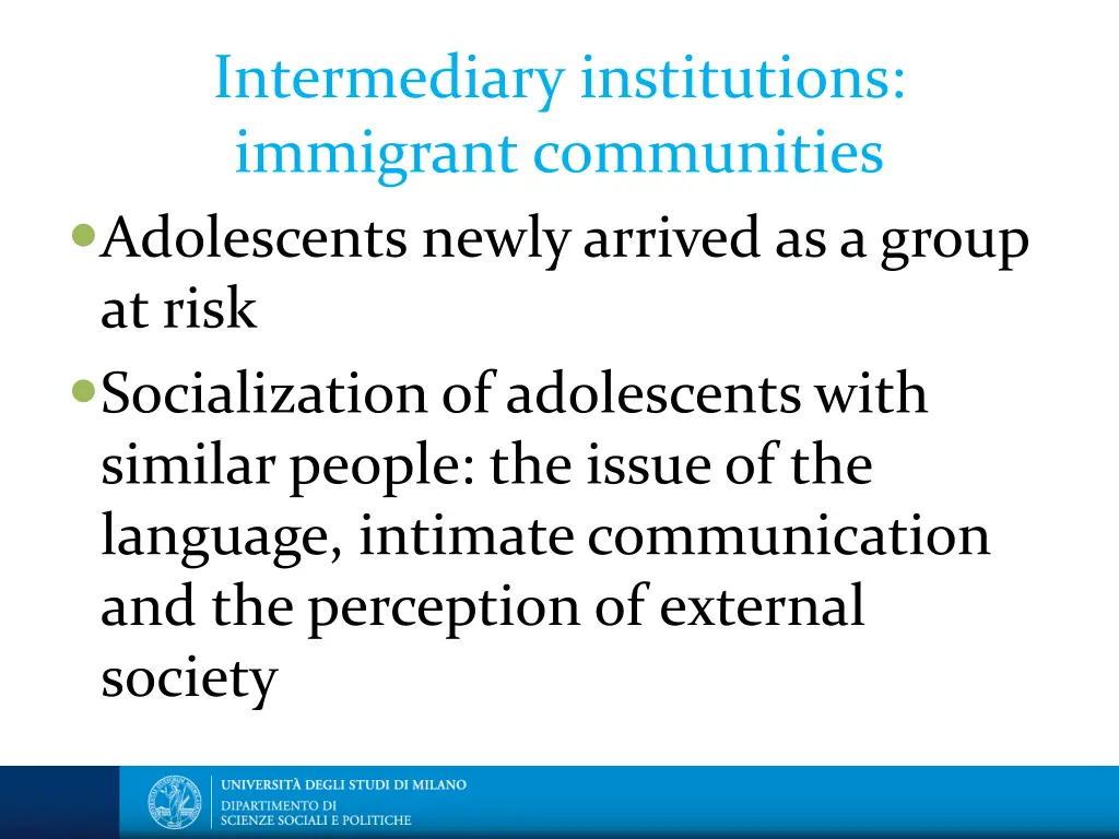 intermediary institutions immigrant communities