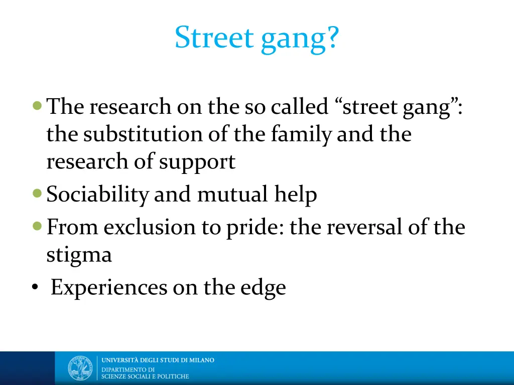 street gang