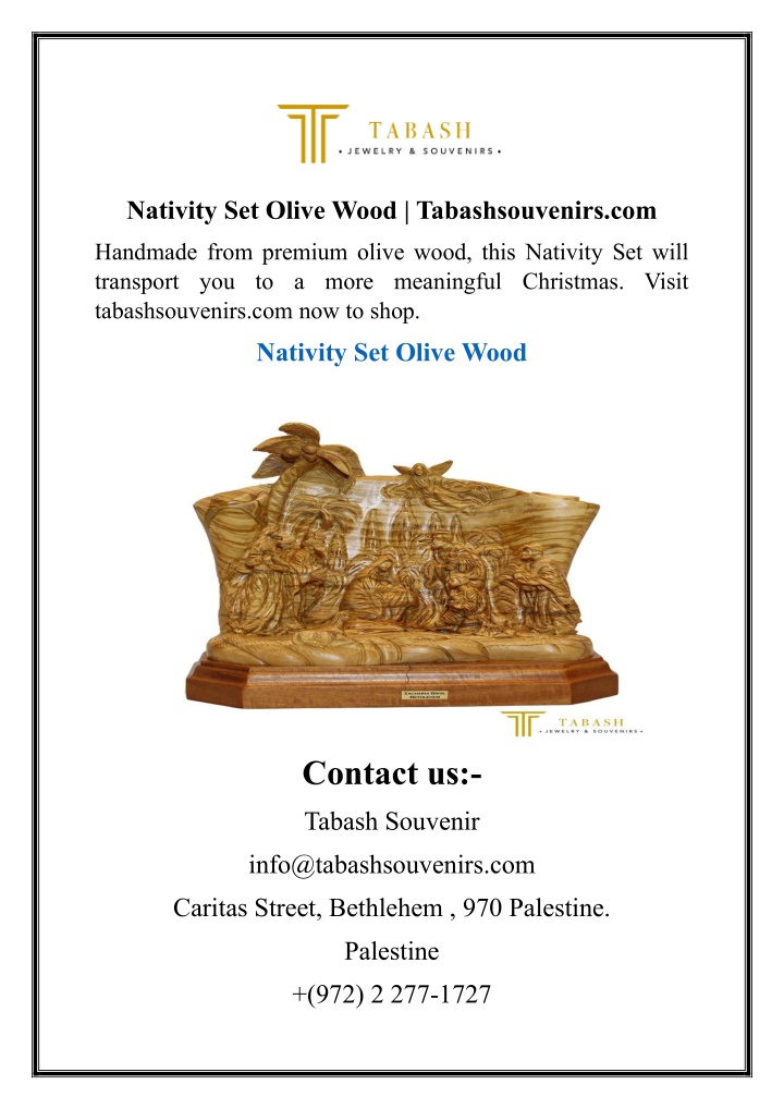 nativity set olive wood tabashsouvenirs com