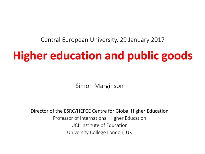 central european university 29 january 2017