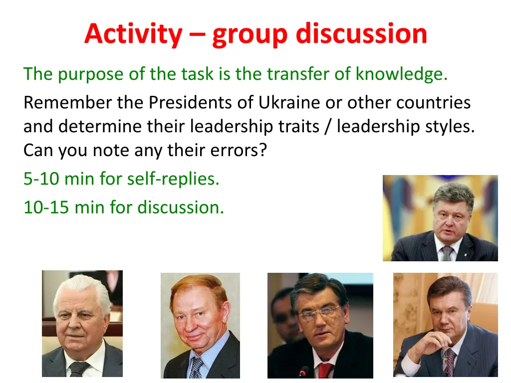 activity group discussion