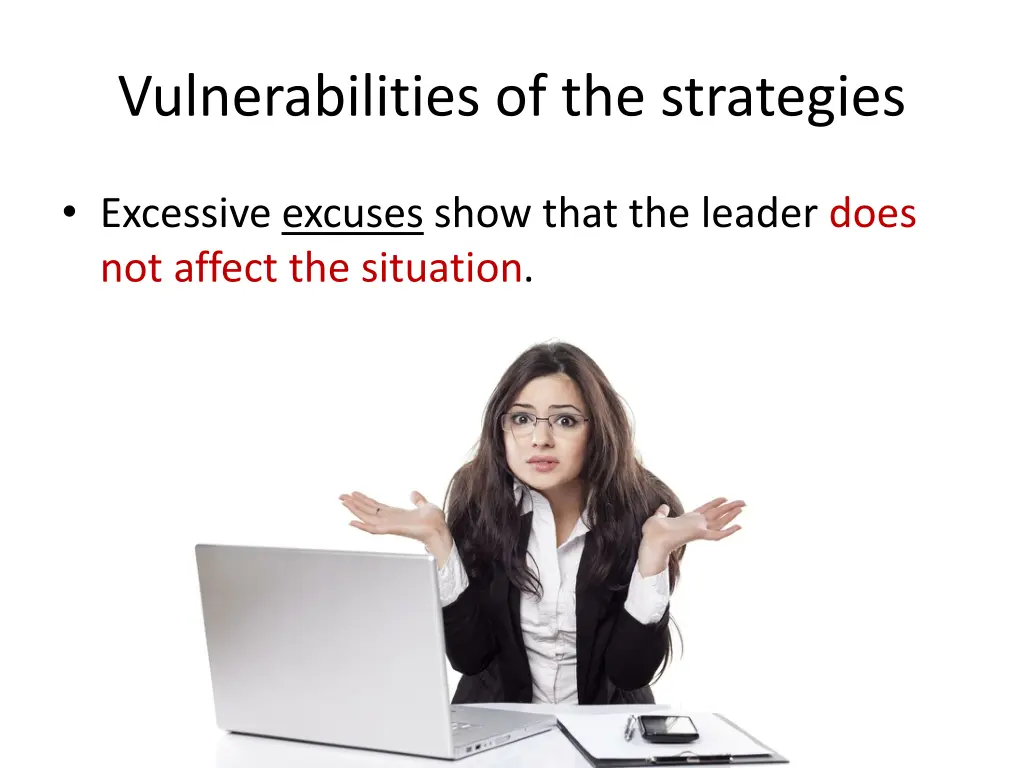 vulnerabilities of the strategies 1