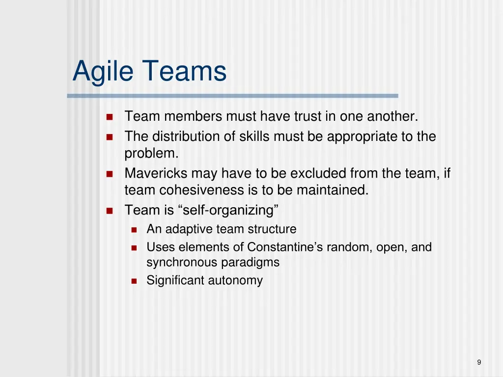 agile teams