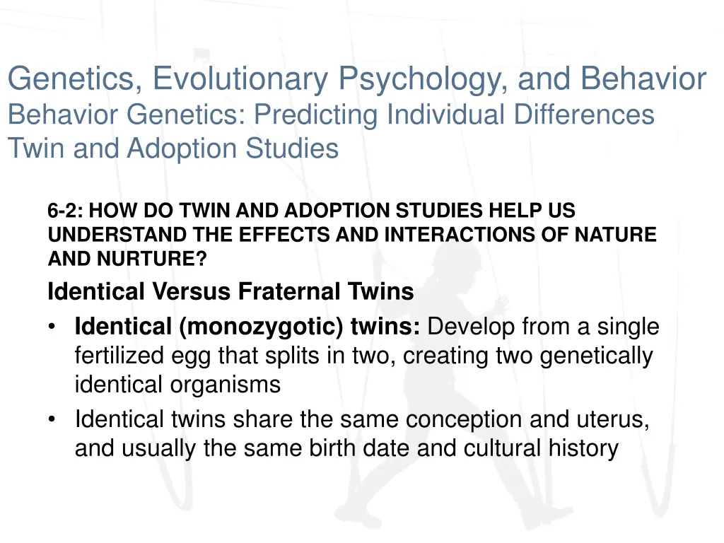 genetics evolutionary psychology and behavior 2