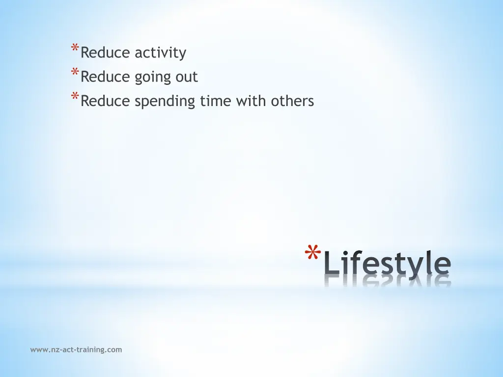 reduce activity reduce going out reduce spending