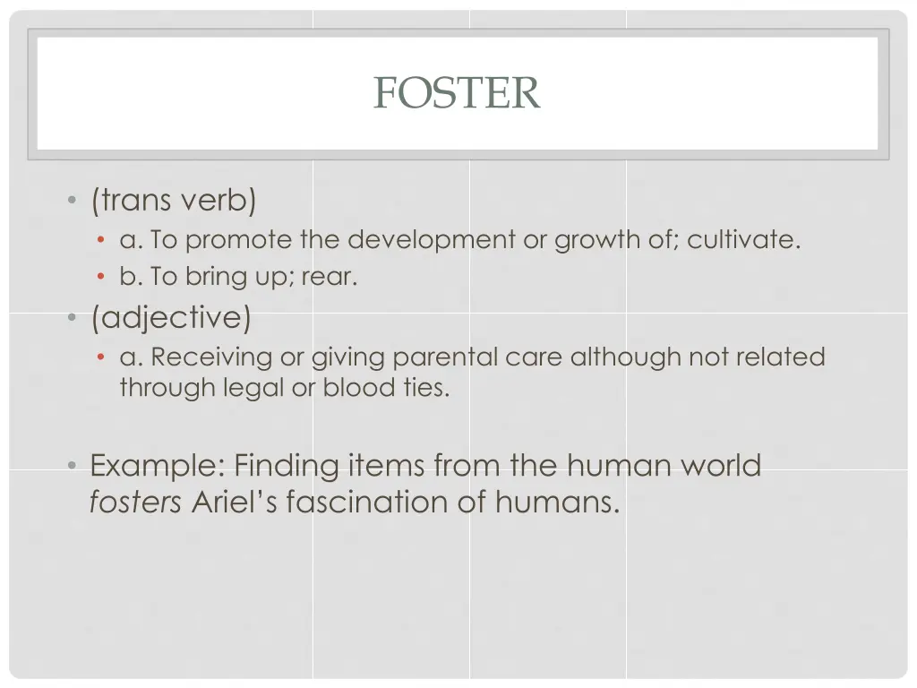 foster