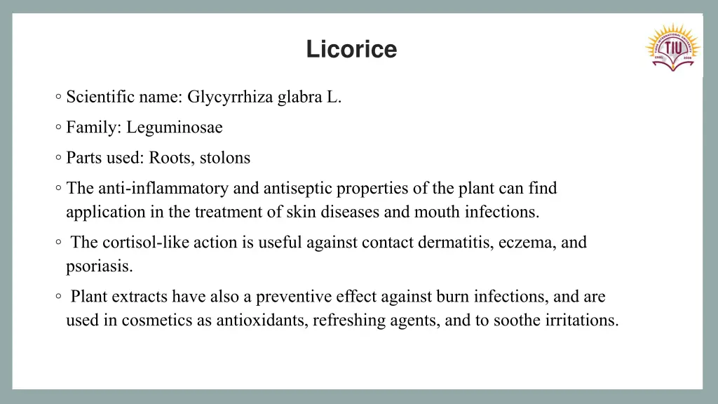 licorice