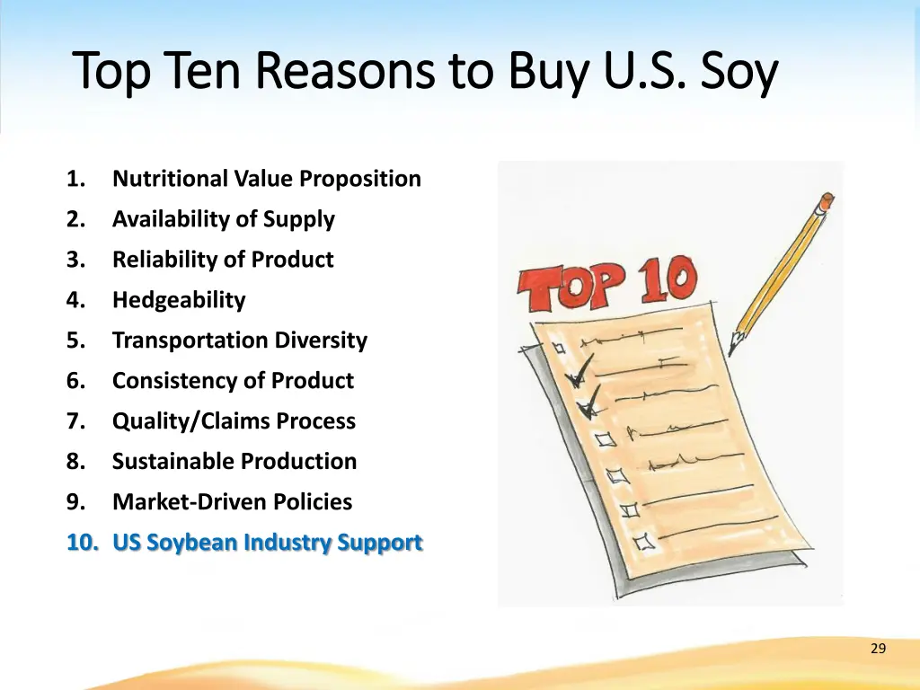 top ten reasons to buy top ten reasons