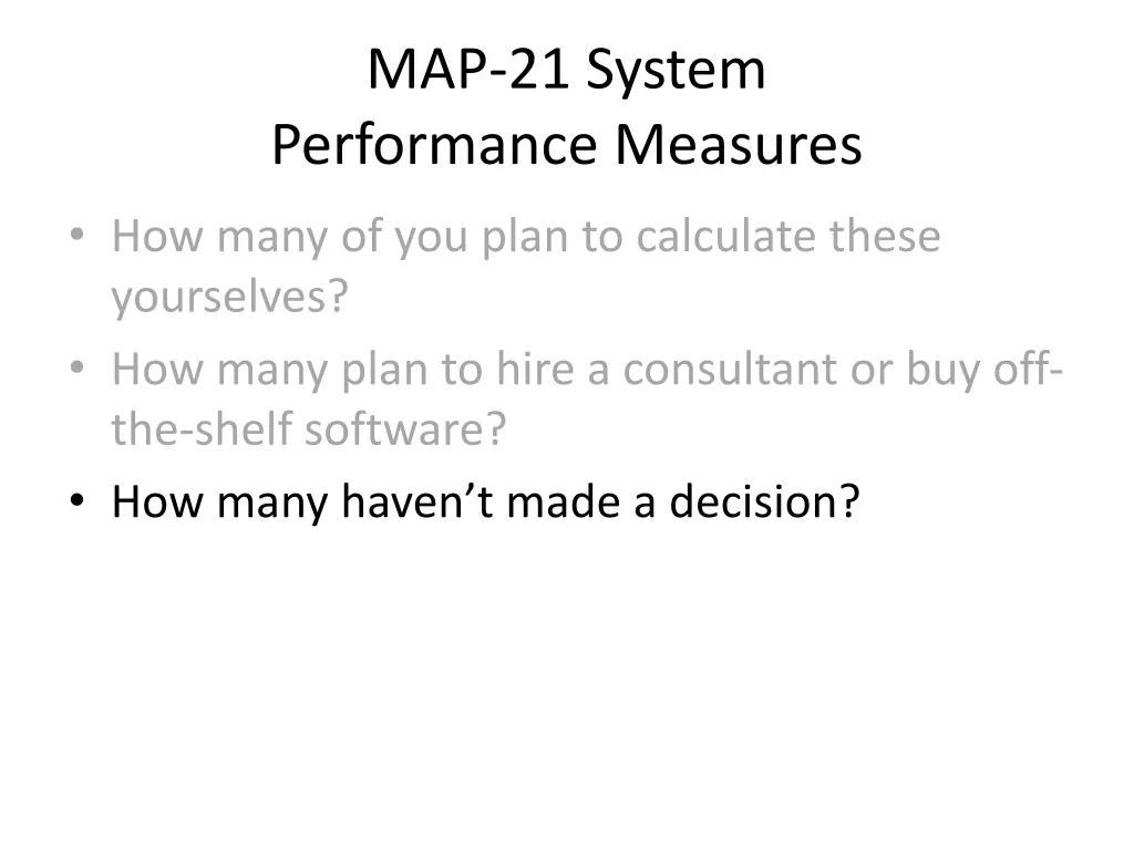 map 21 system performance measures 3