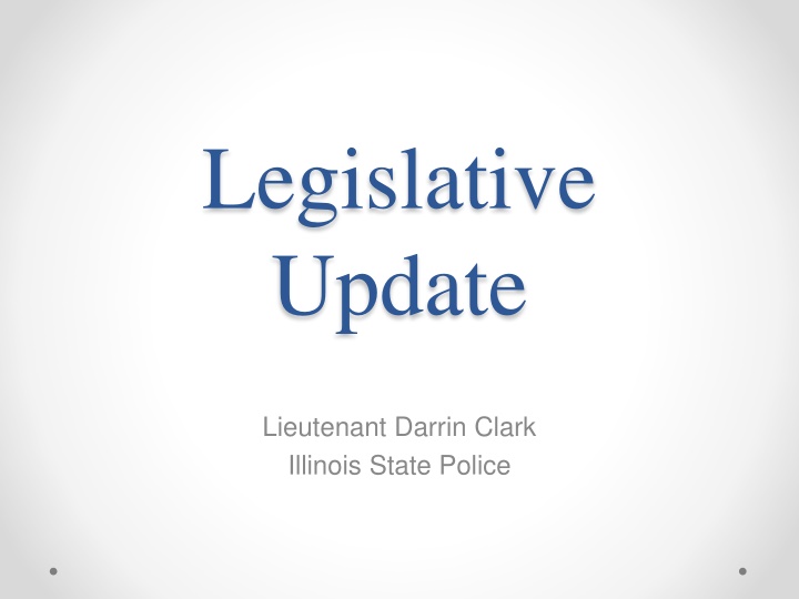 legislative update