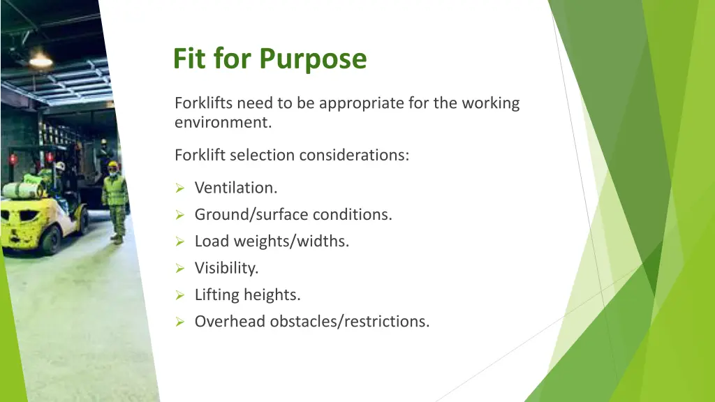 fit for purpose