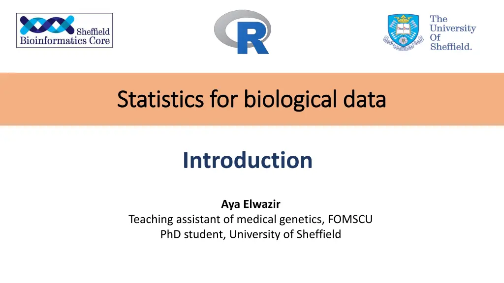 statistics for biological data statistics 4