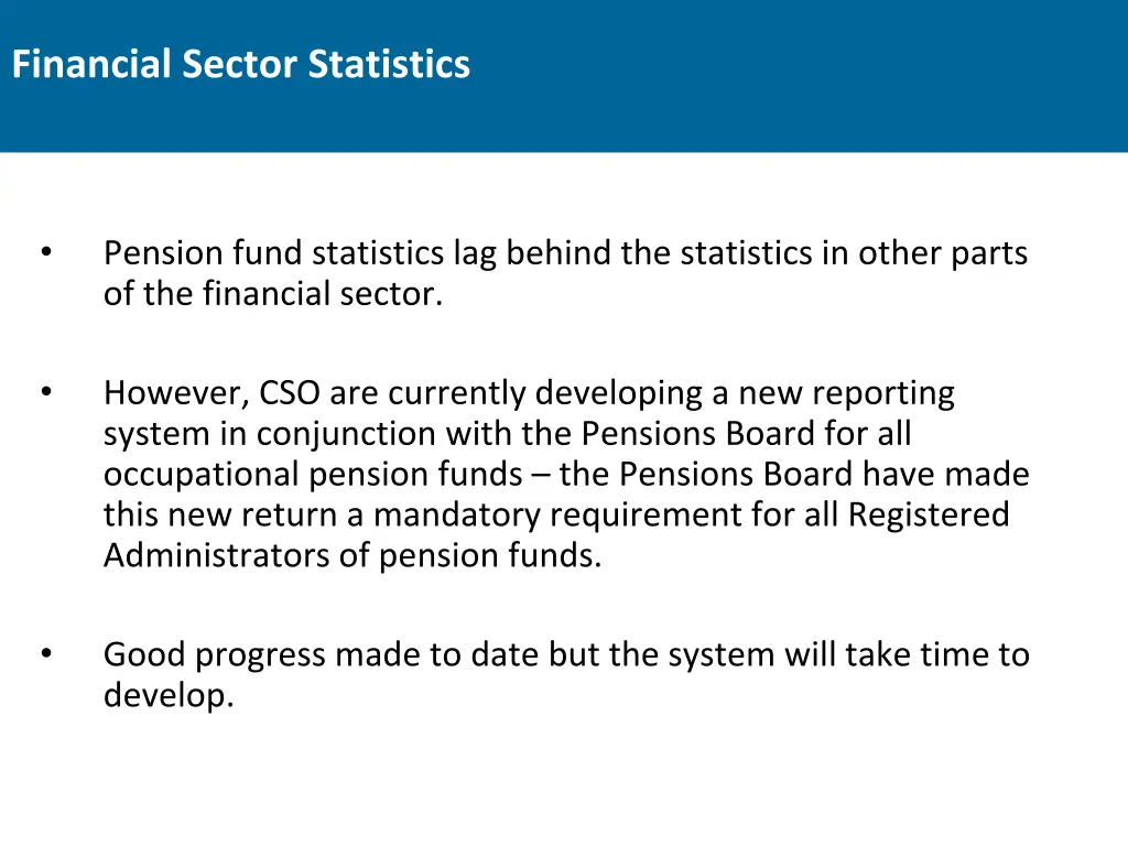 financial sector statistics 2