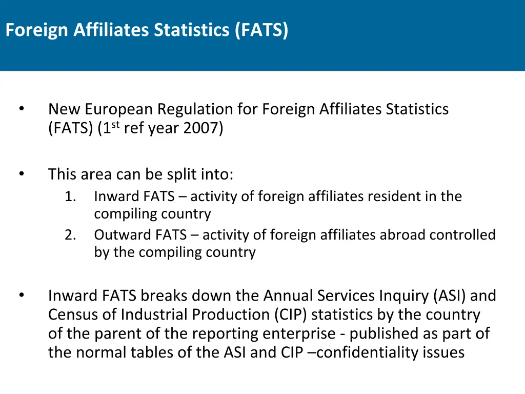 foreign affiliates statistics fats