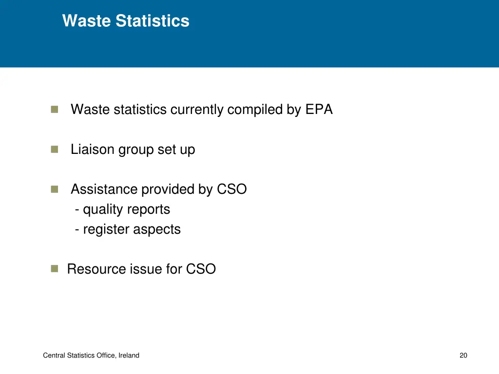 waste statistics