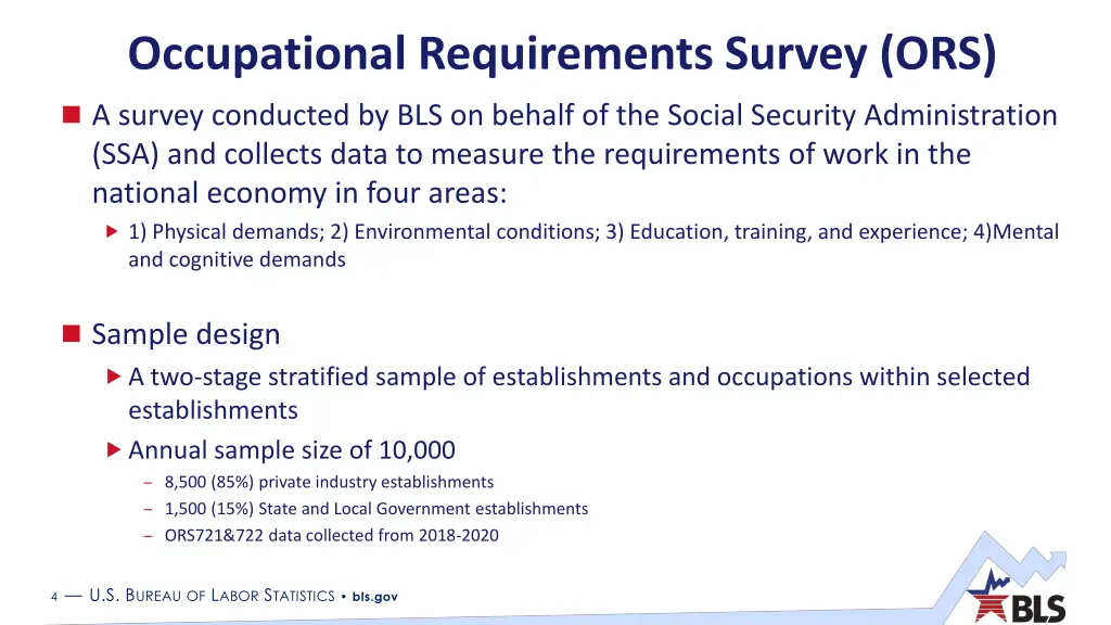 occupational requirements survey ors