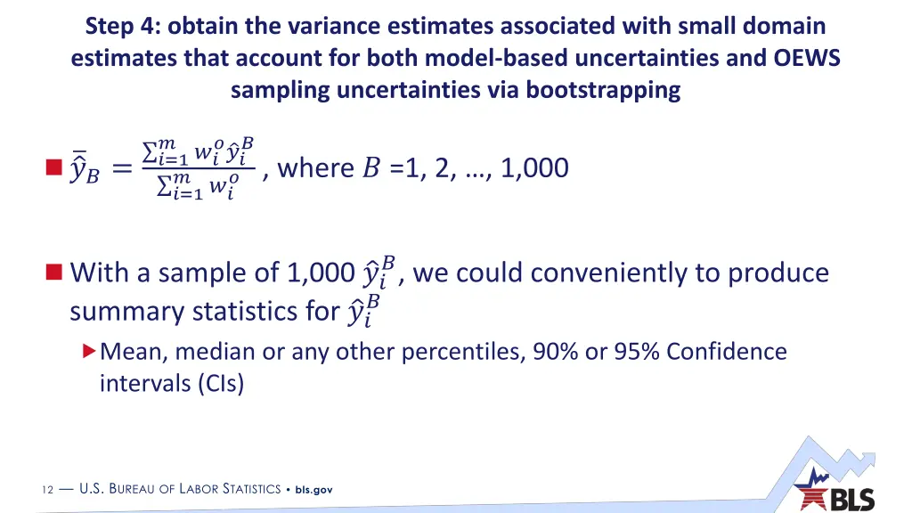 step 4 obtain the variance estimates associated