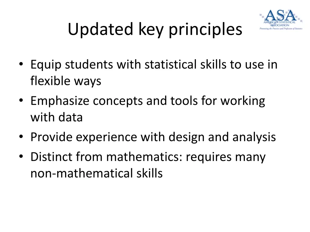 updated key principles