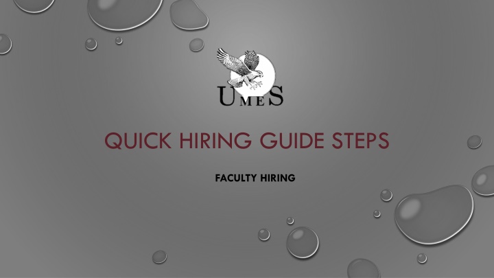 quick hiring guide steps