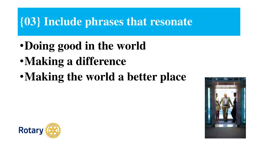 03 include phrases that resonate