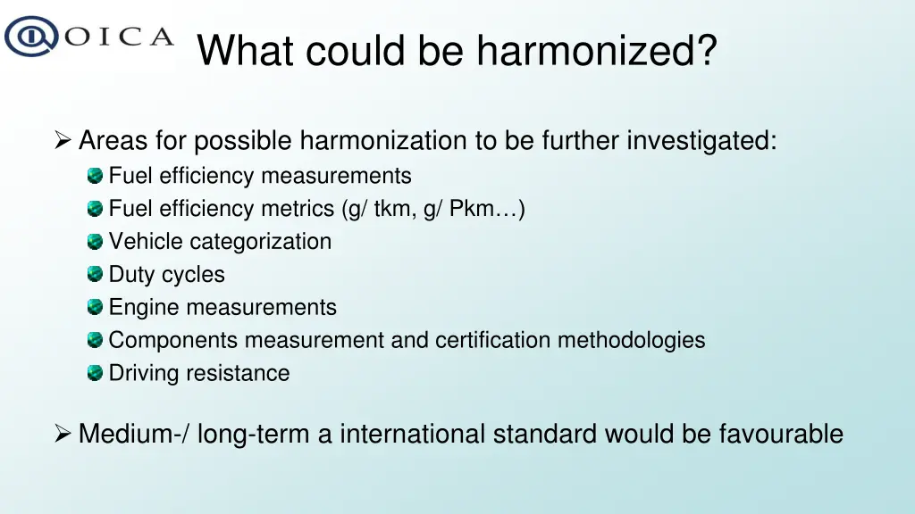 what could be harmonized