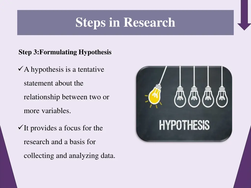 steps in research 3