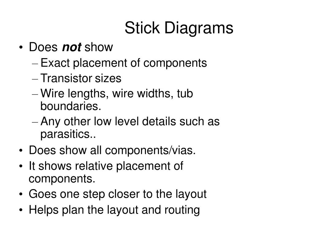 stick diagrams 1