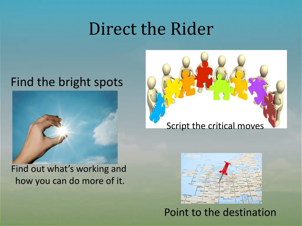 direct the rider