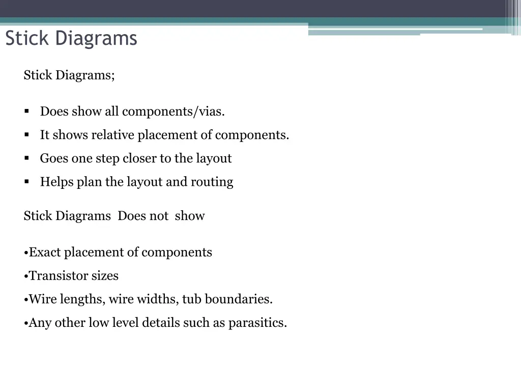 stick diagrams 1