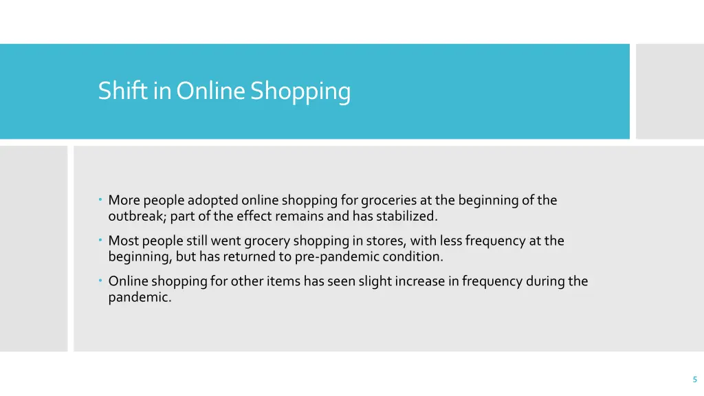 shift in online shopping