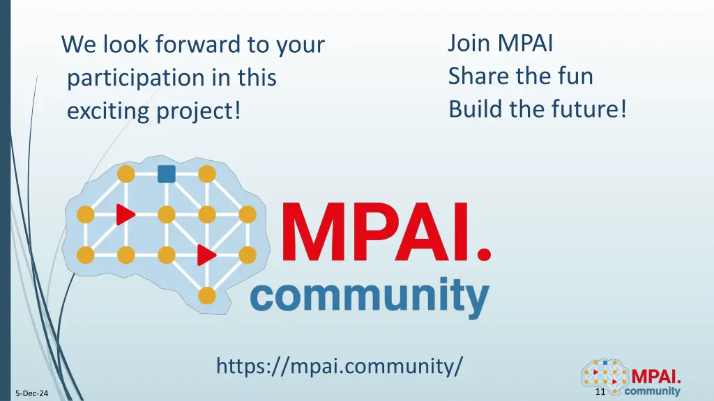 join mpai share the fun build the future