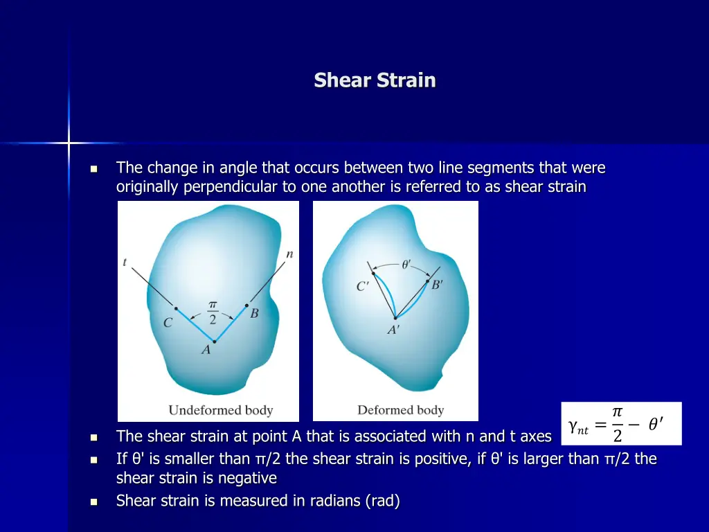 shear strain