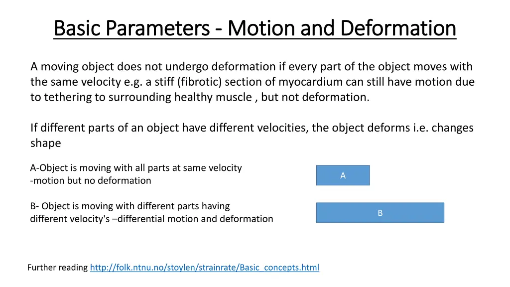 basic parameters basic parameters motion