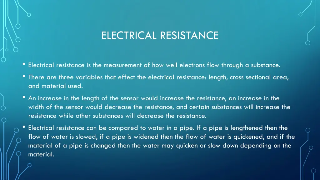 electrical resistance