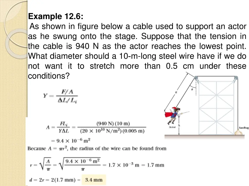 example 12 6 as shown in figure below a cable