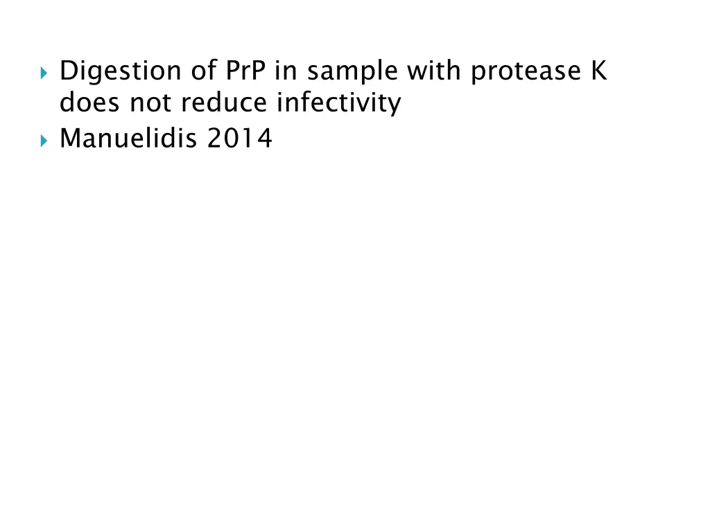 digestion of prp in sample with protease k does