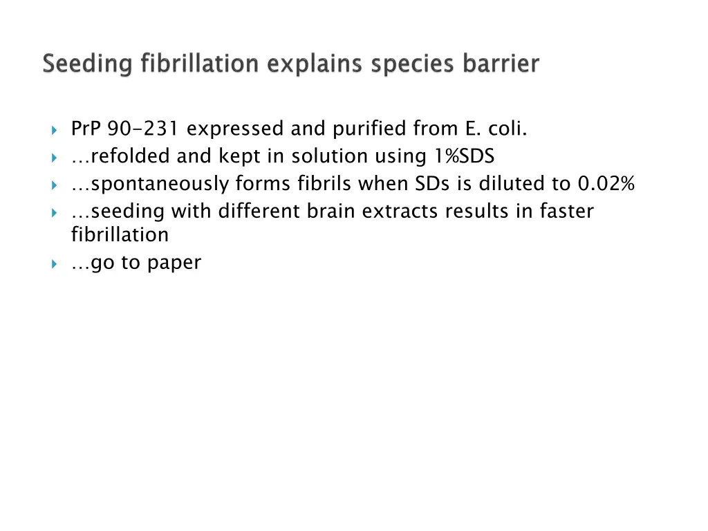 prp 90 231 expressed and purified from e coli