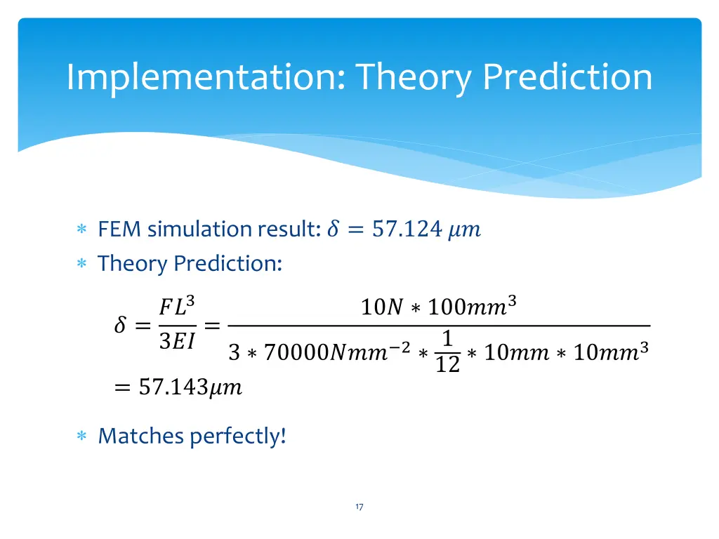 implementation theory prediction