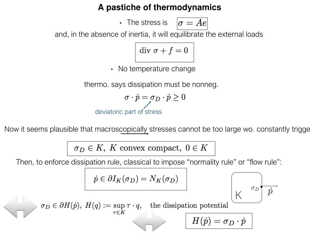 a pastiche of thermodynamics