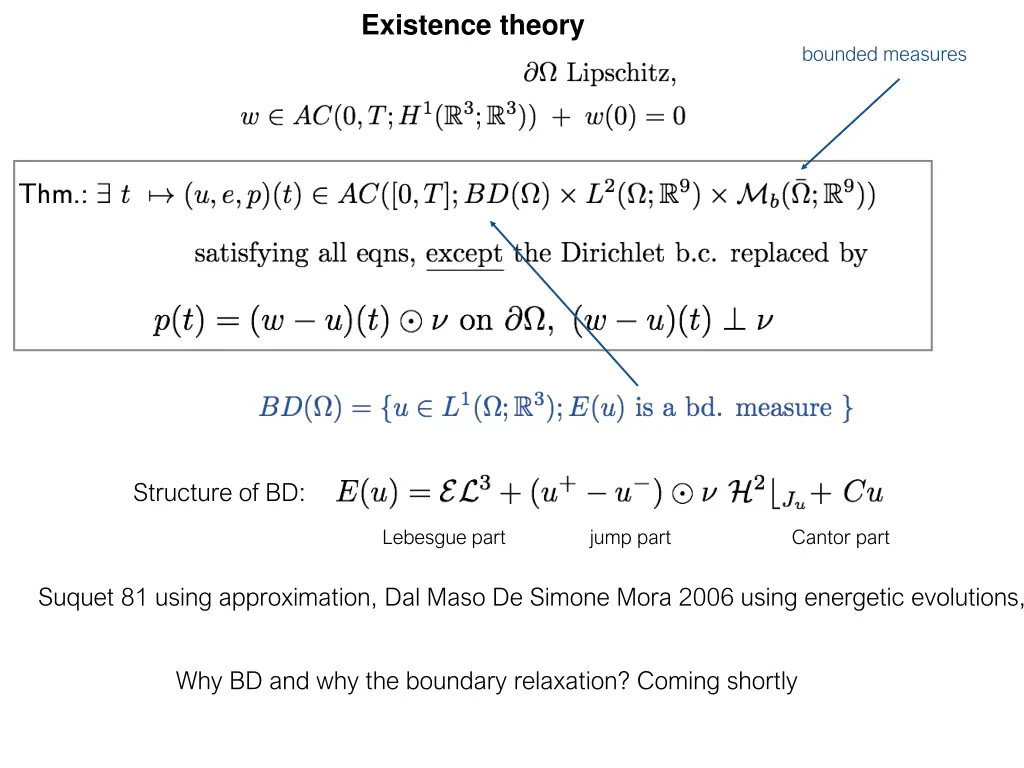 existence theory