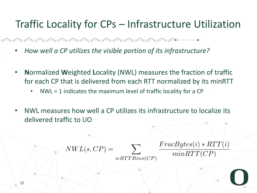 traffic locality for cps infrastructure