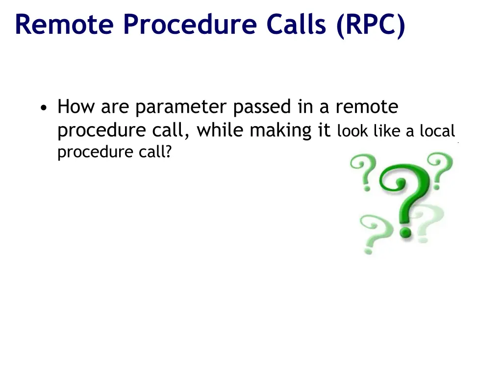 remote procedure calls rpc 1