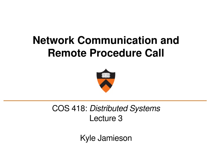 network communication and remote procedure call