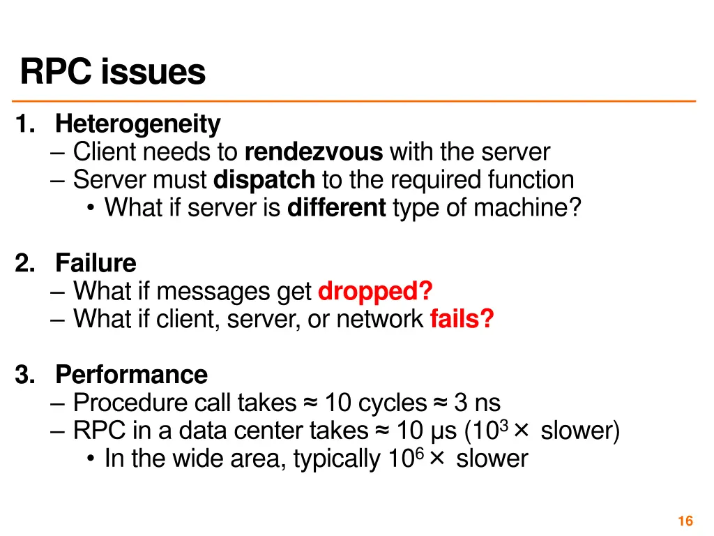 rpc issues