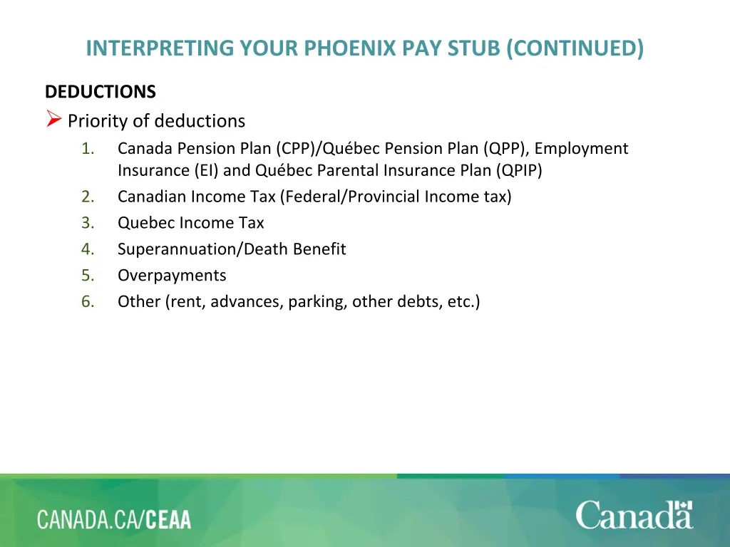 interpreting your phoenix pay stub continued 1