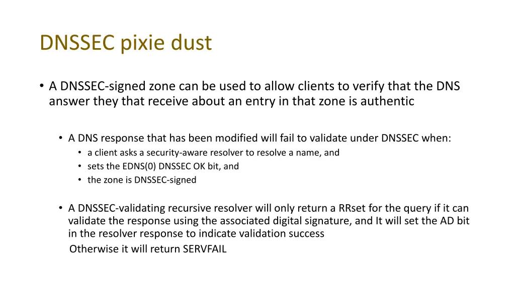 dnssec pixie dust