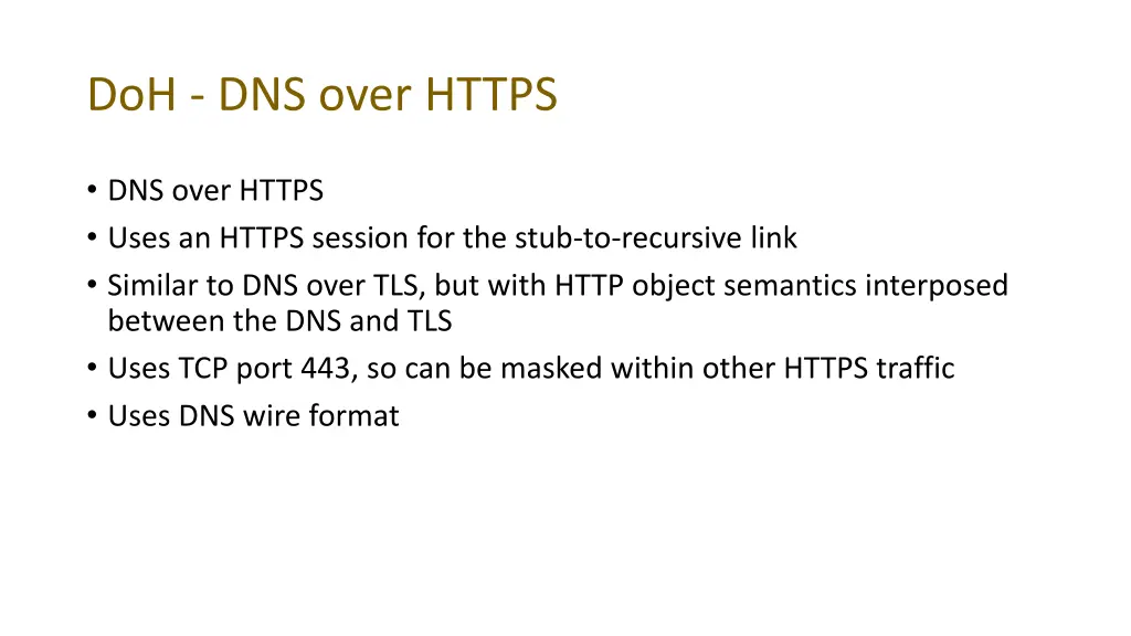 doh dns over https