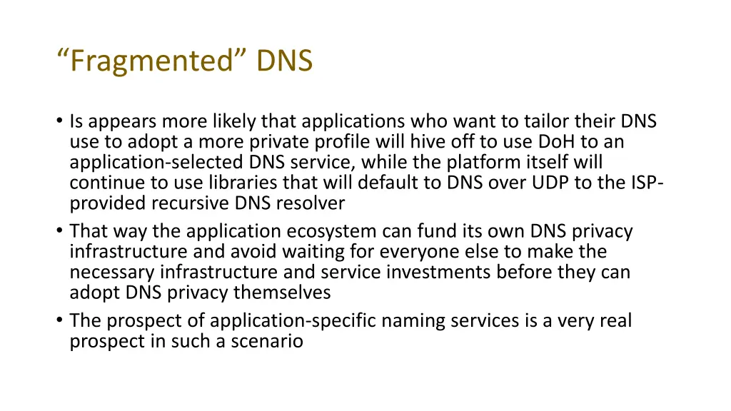 fragmented dns