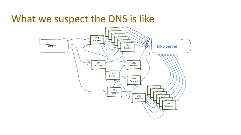 what we suspect the dns is like